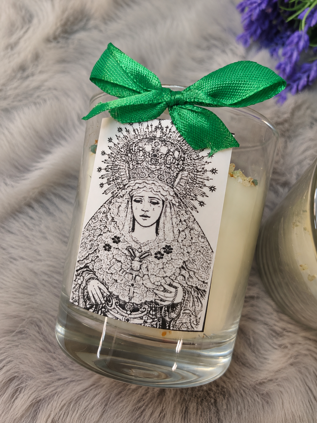 Vela cristal Macarena de Sevilla