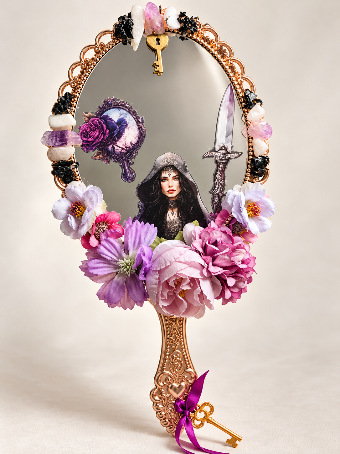 Espejo Hecate artesania