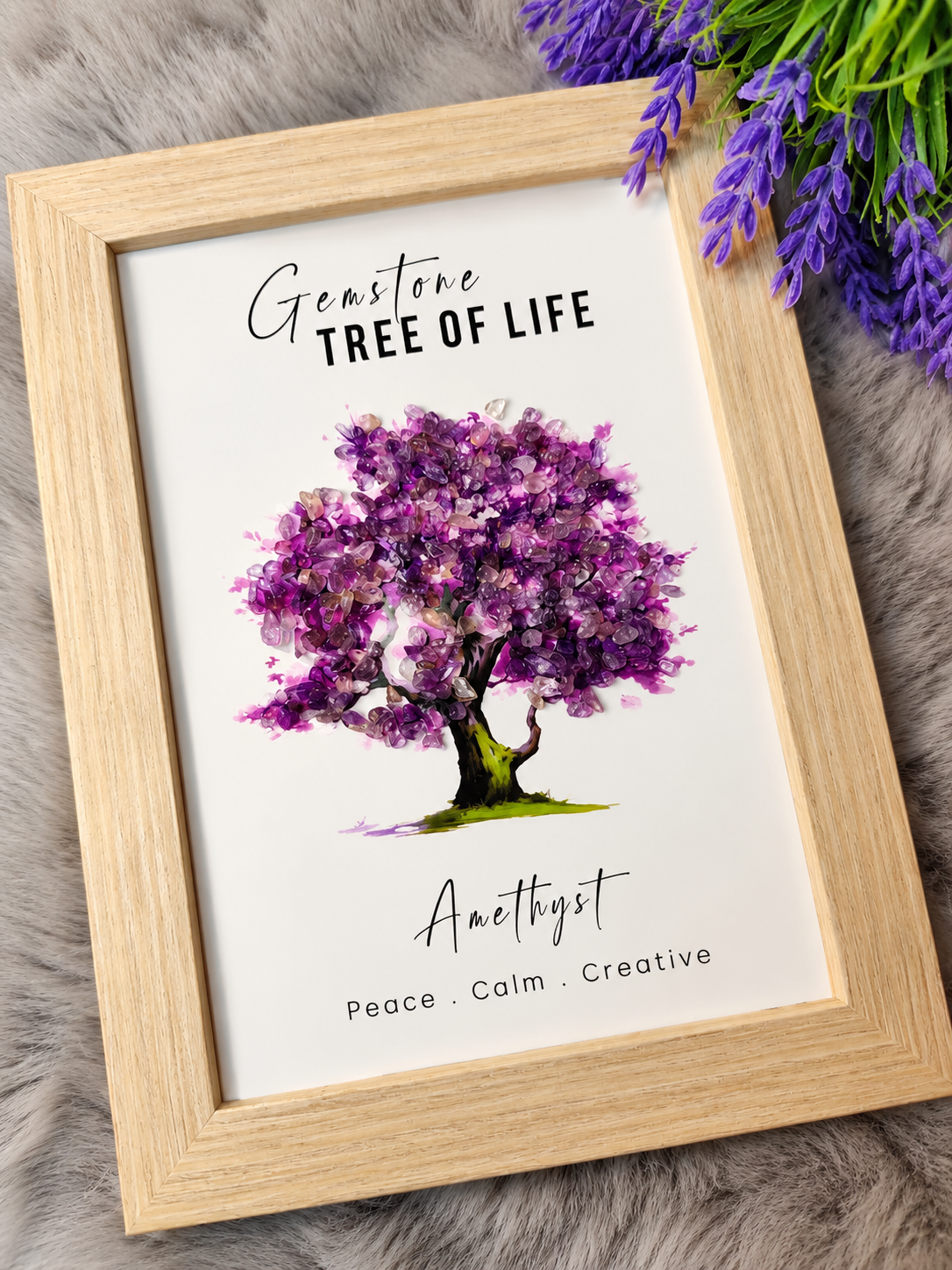 Cuadro árbol de la vida Amatista
